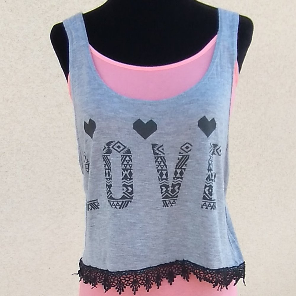 Miss Royal T Love Tank Top Size Medium